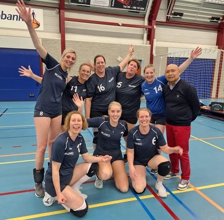 D1 Nevobo dames naar 1e klasse